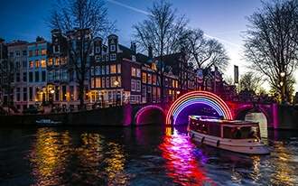 פסטיבל האורות באמסטרדם - Light Festival in Amsterdam